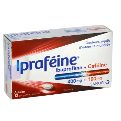 Iprafeine 400 Mg/100 Mg Cpr Pell Plq/12 à SAINT-SAENS
