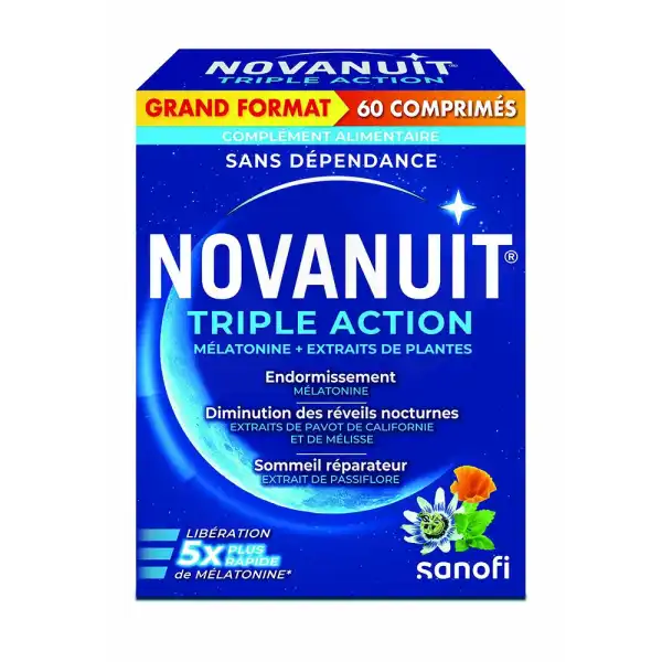 Novanuit Triple Action Comprimés B/60