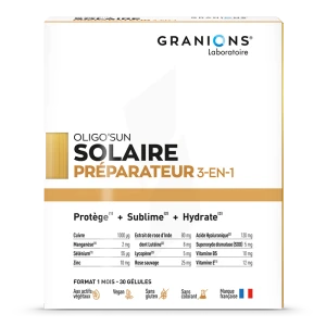 Oligo'sun - Préparateur Solaire 3-en-1 - Format 1 Mois