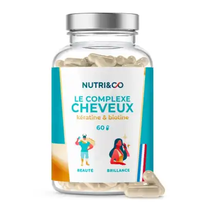 Nutri&co Complexe Cheveux Gélules B/60 à Espaly-Saint-Marcel