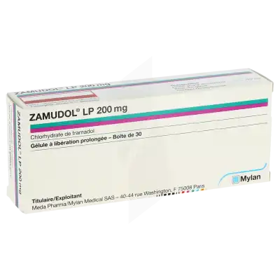 Zamudol Lp 200 Mg, Gélule à Libération Prolongée à LE LAVANDOU