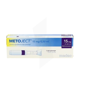 Metoject 15 Mg/0,30 Ml, Solution Injectable En Stylo Prérempli