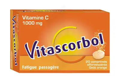 Vitascorbol 1 G Comprimés Effervescent 2t/10 à Nice