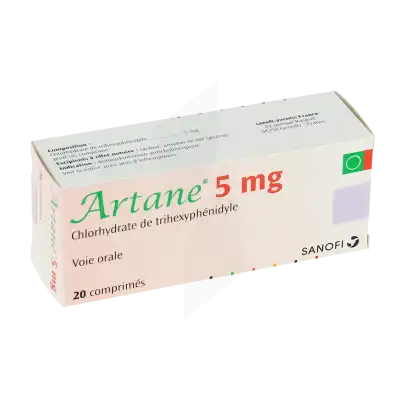 Artane 5 Mg, Comprimé à Nice