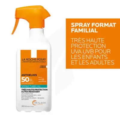 Anthelios La Roche Posay Spf50+ Spray Familial Fl/300ml à Roquemaure