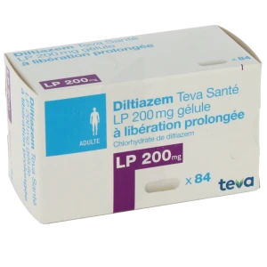 Diltiazem Teva Sante Lp 200 Mg, Gélule à Libération Prolongée