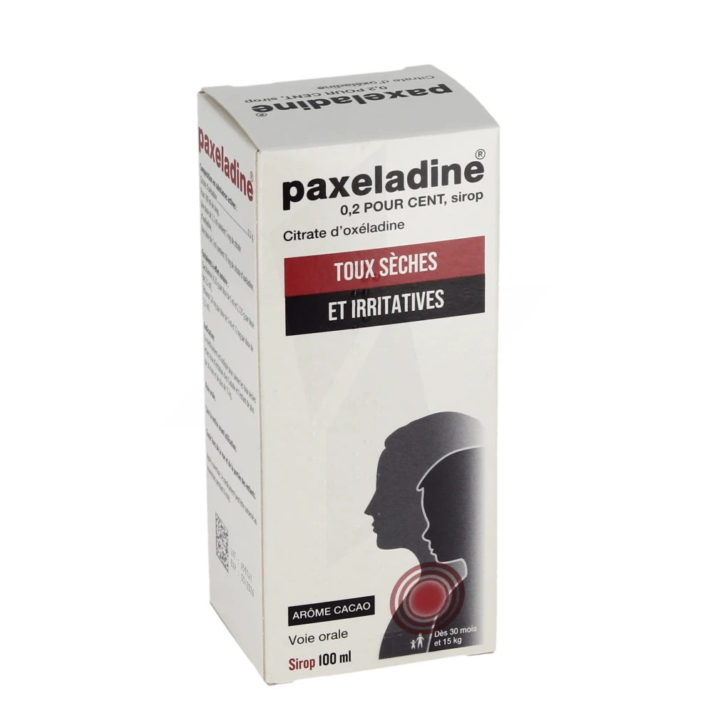 Paxeladine 0,2 Pour Cent, Sirop
