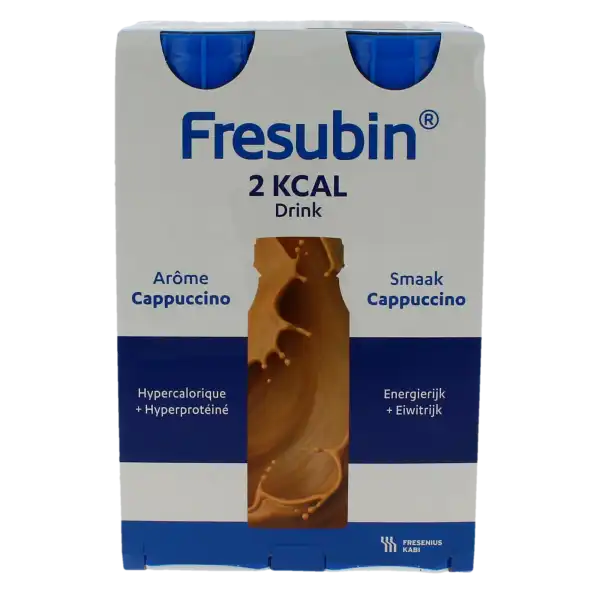 Fresubin 2 Kcal Drink Nutriment Cappuccino 4bouteilles/200ml