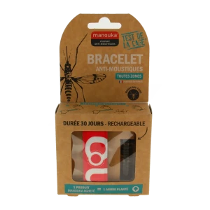 Manouka Bracelet Anti-moustique Ado Typo