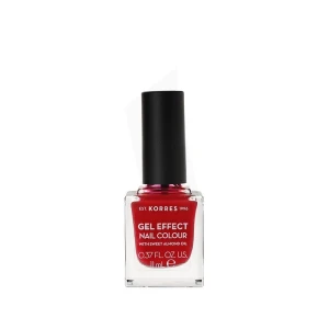 Korres Huile D'amande Douce Vernis à Ongles N°51 Rosy Red 11ml