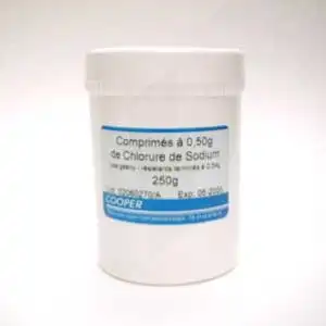 CHLORURE DE SODIUM COOPER, bt 250 g