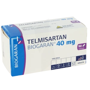 Telmisartan Biogaran 40 Mg, Comprimé