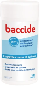 Baccide Lingettes Désinfectantes Mains Et Surfaces B/100