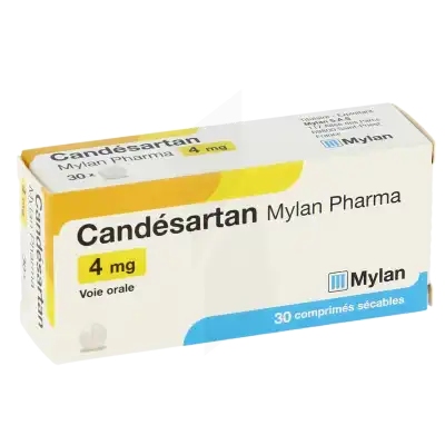 Candesartan Viatris 4 Mg, Comprimé Sécable à Courbevoie