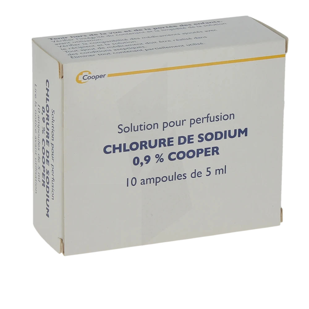 Chlorure De Sodium 0,9 % Cooper, Solution Pour Perfusion