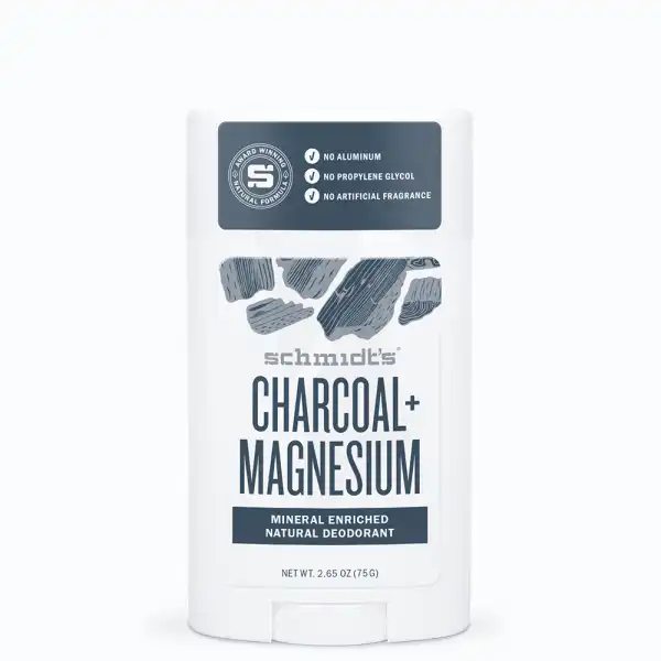 Schmidt's Déodorant Charbon + Magnésium Stick/75g