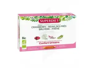 Superdiet Quatuor Bio Solution Buvable Confort Urinaire 20 Ampoules/15ml à LE MANS