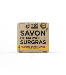 Mkl Savon De Marseille Solide Fleurs D'agrumes 100g