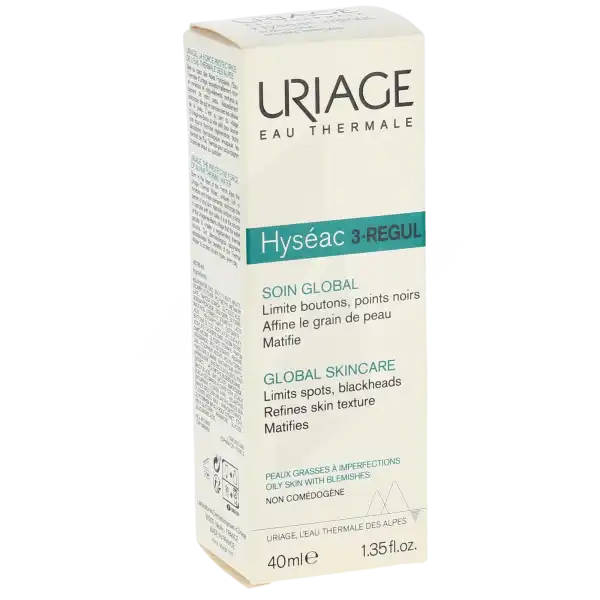 Uriage Hyseac 3-regul Crème Soin Global T/40ml + Eau Micellaire