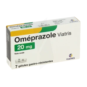 Omeprazole Viatris 20 Mg, Gélule Gastro-résistante