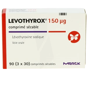 Levothyrox 150 Microgrammes, Comprimé Sécable
