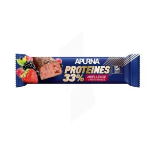 Apurna Barre Hyperprotéinée Moelleuse Fruits Rouges 45g