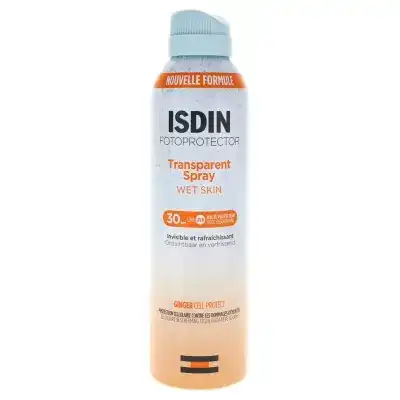 Isdin Fotoprotector Transparent Spray Wet Skin Spf30 250ml à La Seyne sur Mer