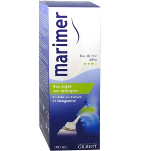 Marimer Solution Nasale Nez Allergique Cuivre Manganèse 100ml