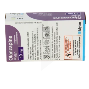 Olanzapine Viatris 10 Mg, Comprimé Orodispersible