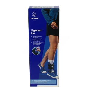 Thuasne Ligacast Ice Chevillère Noir/bleu Taille 1