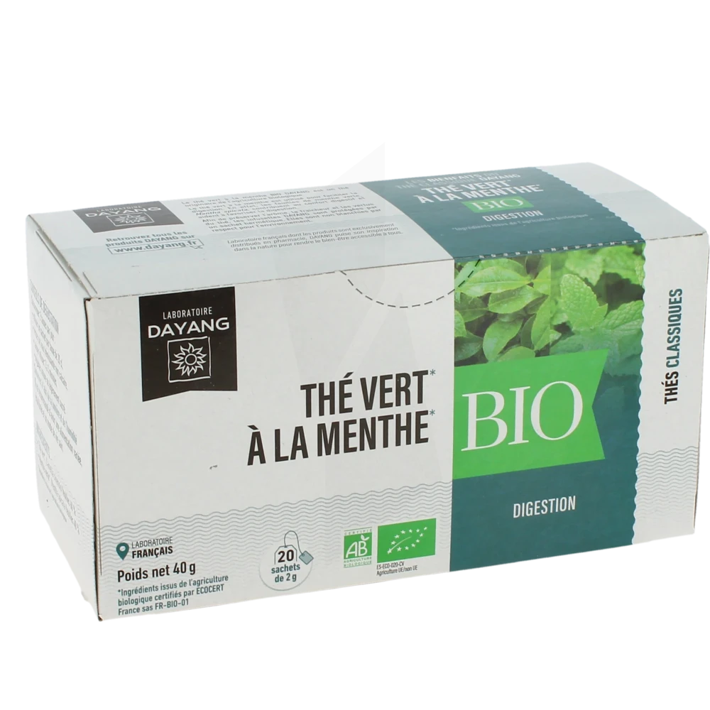 Thé Vert à La Menthe Bio (20)