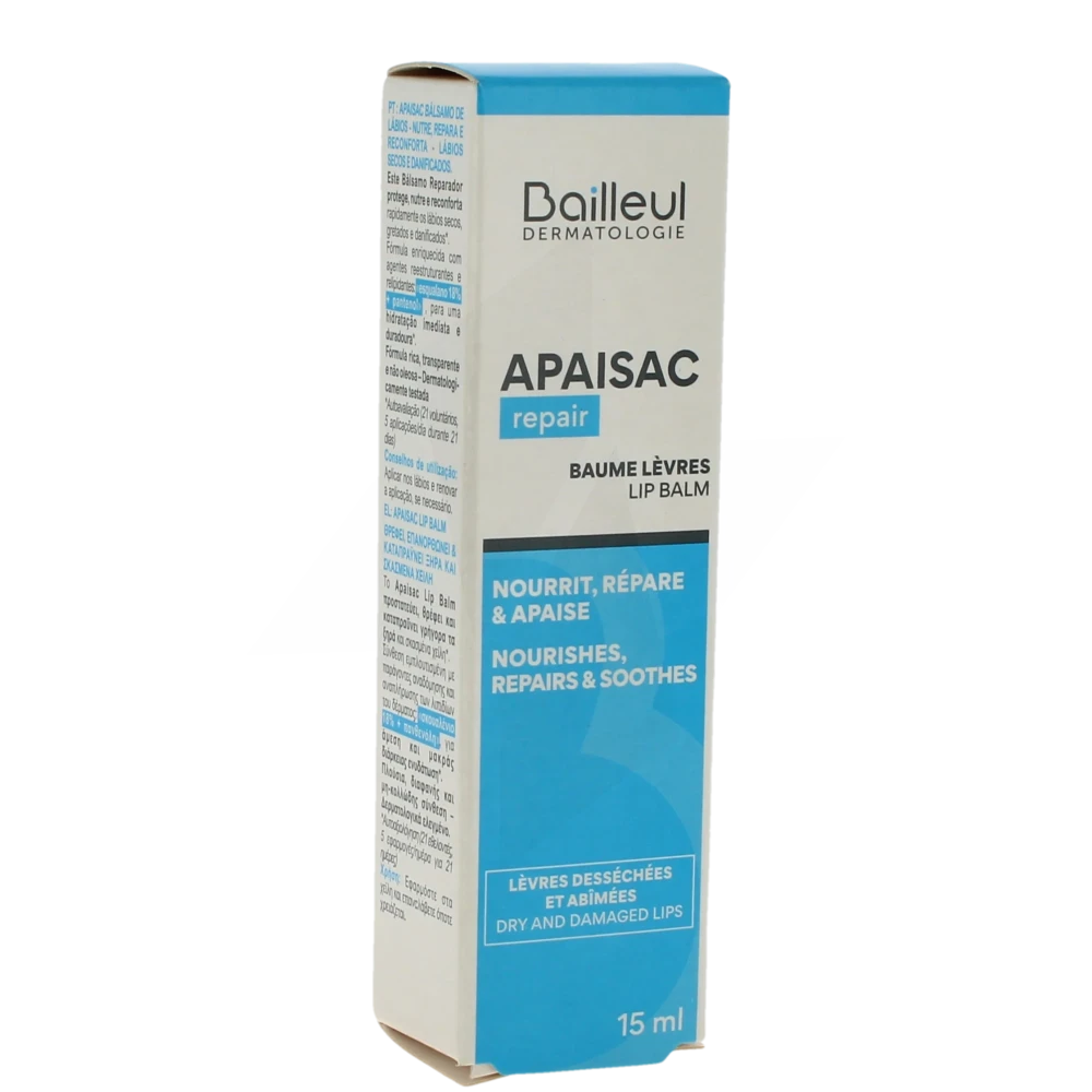 Apaisac Bme Lèvres Nourrissant T/15ml