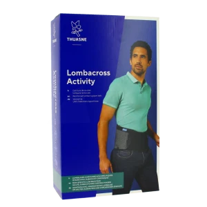 Thuasne Lombacross Activity Ceinture Lombaire Noir Hauteur 26cm Taille 2