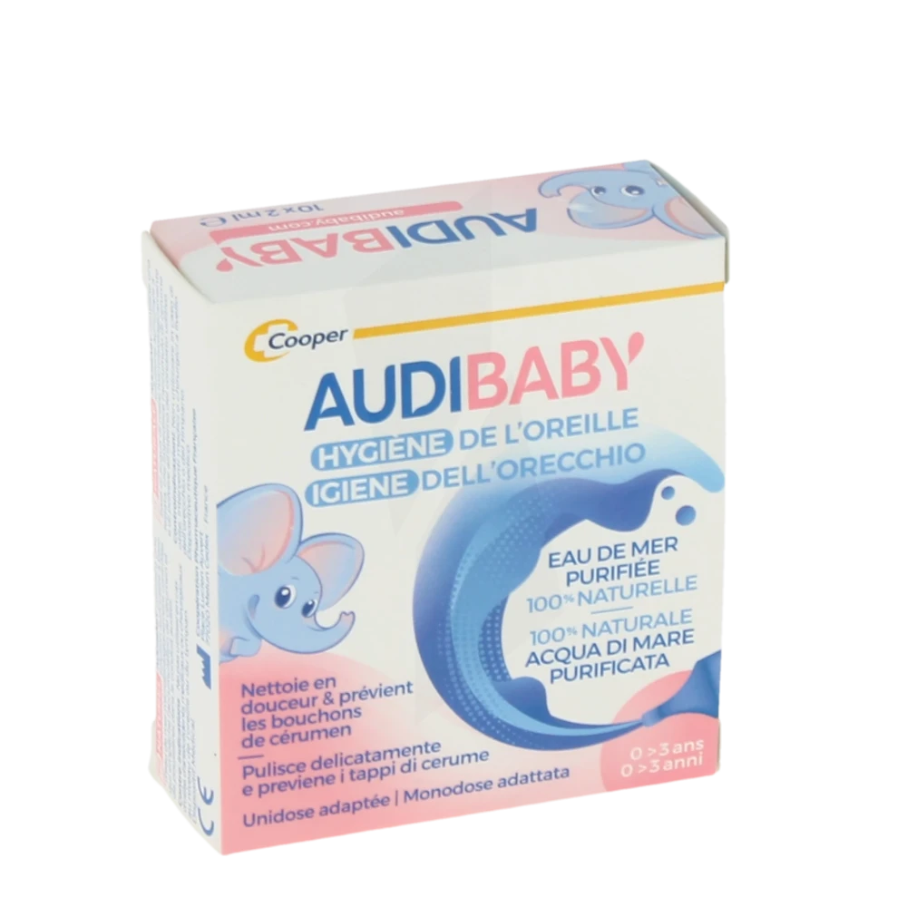 Audibaby Solution Auriculaire 10 Unidoses/2ml