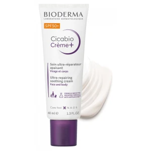 Bioderma Cicabio Crème+ Spf50+ Crème Effet Pansement T/40ml