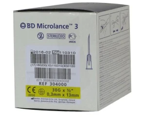 Bd Microlance 3, G30 1/2, 0,30 Mm X 13 Mm, Jaune 