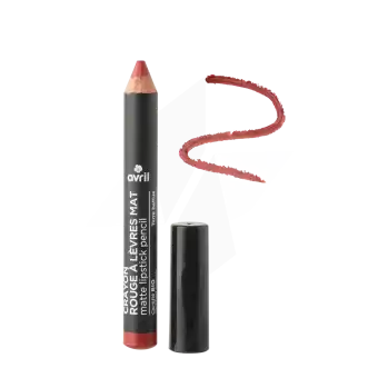 Avril Crayon Rouge à Lèvres Mat Terre Battue Bio 2g