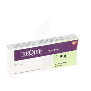 Requip 1 Mg, Comprimé Pelliculé