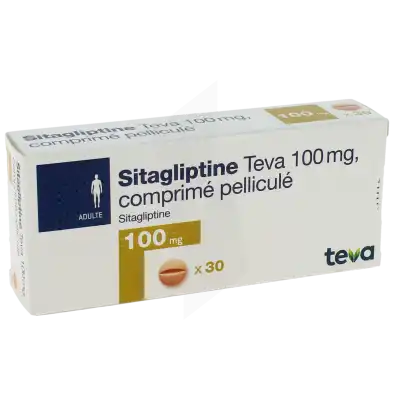 Sitagliptine Teva 100 Mg, Comprimé Pelliculé à Eysines