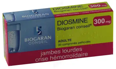 Diosmine Biogaran Conseil 300 Mg, Comprimé Pelliculé à CLERMONT-FERRAND