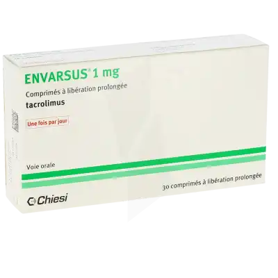 Envarsus 1 Mg, Comprimé à Libération Prolongée à STRASBOURG