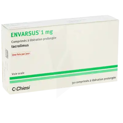 Envarsus 1 Mg, Comprimé à Libération Prolongée à COLLONGES-SOUS-SALEVE