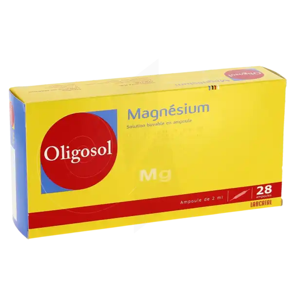 Magnesium Oligosol, Solution Buvable En Ampoule