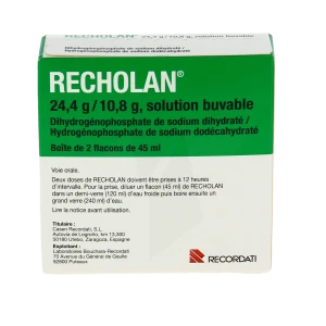 Recholan 24,4 G/10,8 G, Solution Buvable