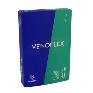 Venoflex Fast 2 Chaussette Lin Femme Ligne Azur Taille 2n