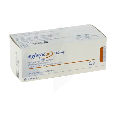 Myfortic 180 Mg, Comprimé Gastro-résistant à LA TREMBLADE