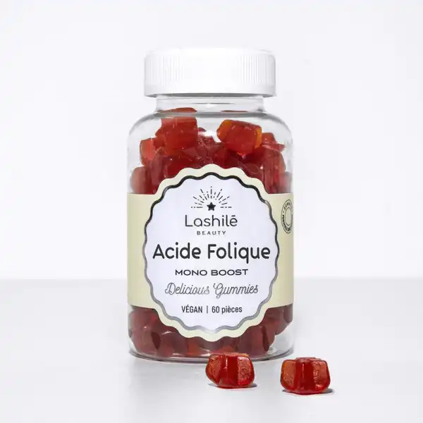 Lashilé Beauty Acide Folique (vitamine B9) Gummies B/60