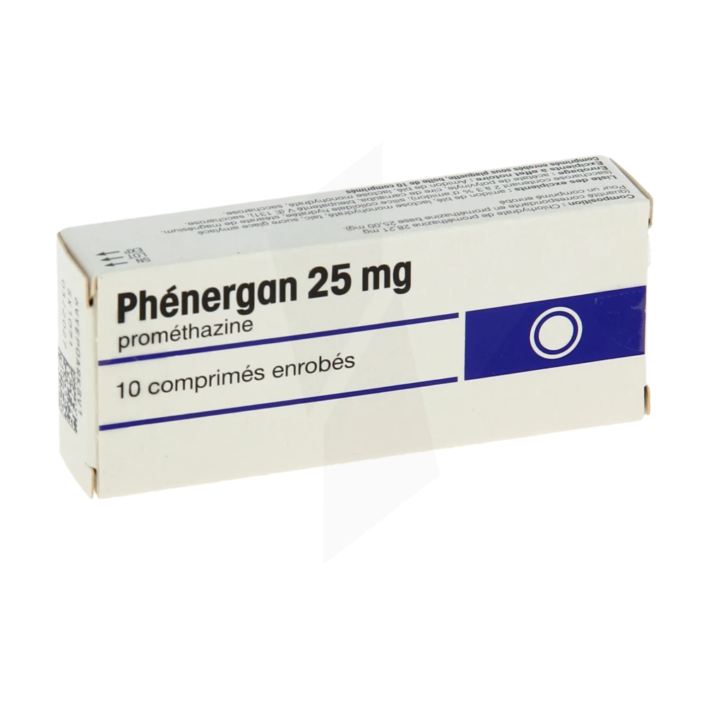 Phenergan 25 Mg, Comprimé Enrobé