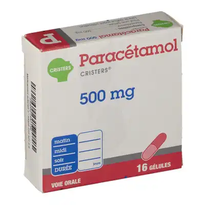 Paracetamol Cristers 500 Mg, Gélule à Bordeaux