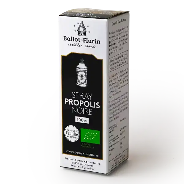 Ballot-flurin Spray à La Propolis Noire Fl/15ml